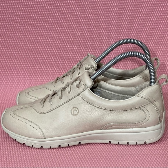 Rockport Womens Tan Leather Washable Walking Lace Up Casual Shoes - Size US 7M - Picture 2 of 13